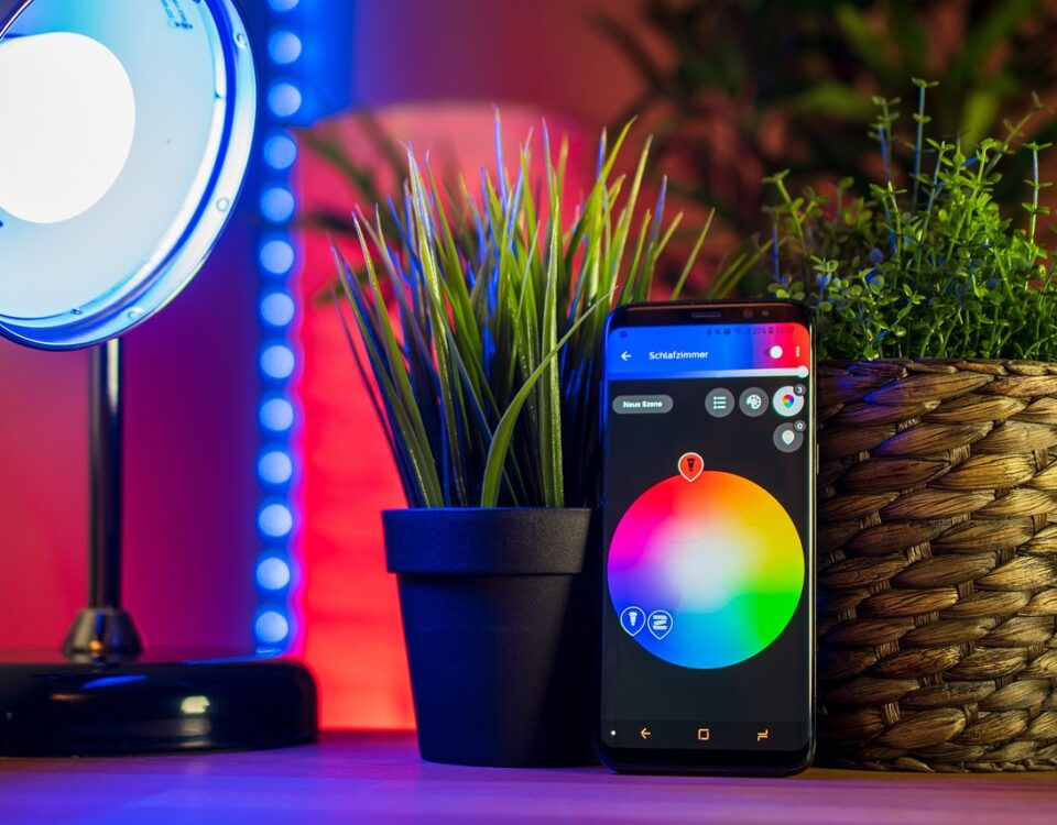 usando aplicativos para smart home