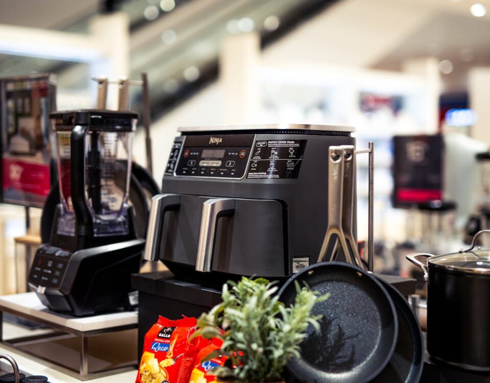 Kitchen Appliances in a Store