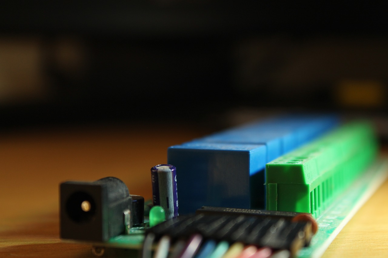 electronics, capacitor, relay