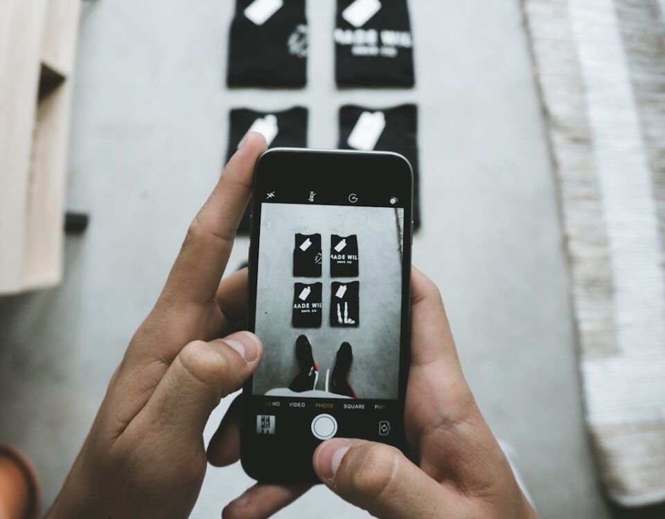 person holding phone