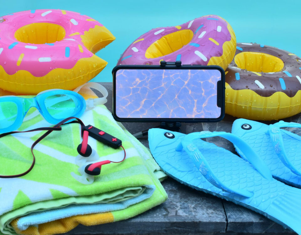 Gadgets à beira da piscina: segurança e conforto