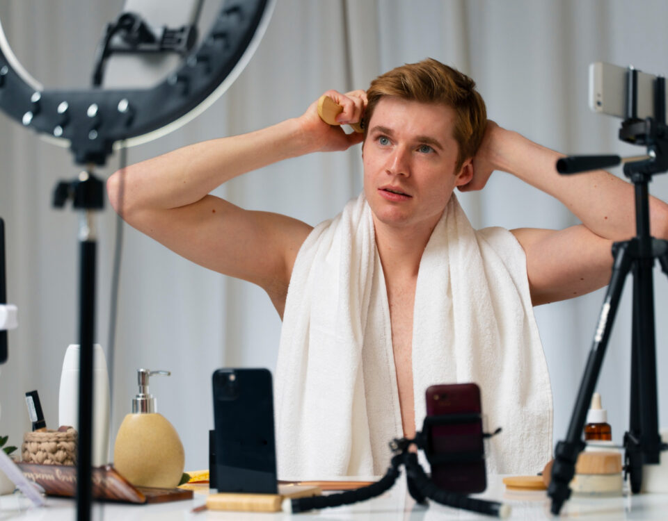 Equipamentos usados por criadores de conteúdo capilar